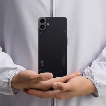 CMF Phone 1 8+128GB - contract-free phone with 50 MP Sony rear camera with Ultra XDR, 6.67-inch Super AMOLED display, and Nothing OS 2.6 - Black