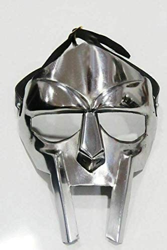FICUS GIFT MF Doom Mask 18 gauge steel hand-forged Sca Larp Gladiator MF Doom Rapper Madvillain