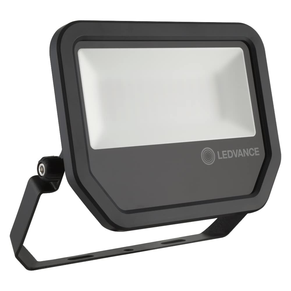 Ledvance LED Floodlight GEN 3 Black 50W 6000lm 100D - 840 Cool White | IP65 - Symmetric - Replacement for 100W