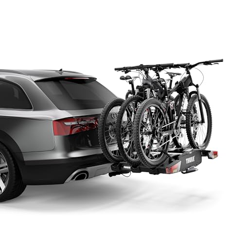 Thule EasyFold XT Bike Rack for Hitch Mount 3 Bikes Black