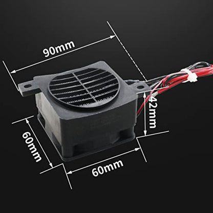 Air heater, 220V 300W Constant Temperature Electric Heater Fan Electric Ceramic Thermostat Air Heater for Air Conditioner, Automobile.
