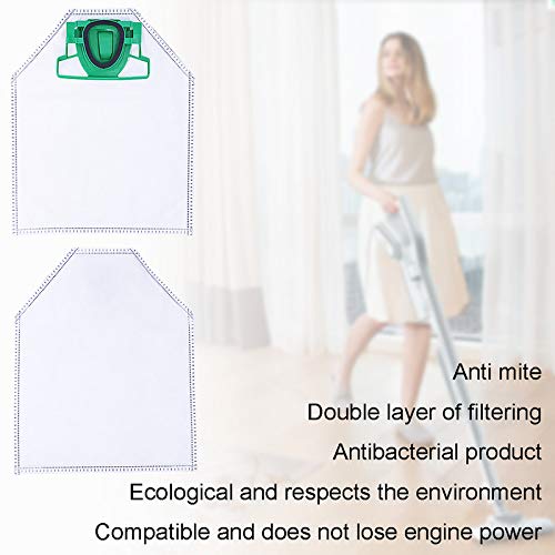 Italdos Kit Vacuum Bags and Motor Protection Filter compatible with Vorwerk Kobold VK200 VK220 - 12 Bags + 2 Motor Filters + 12 Perfumes + 2 Brushes