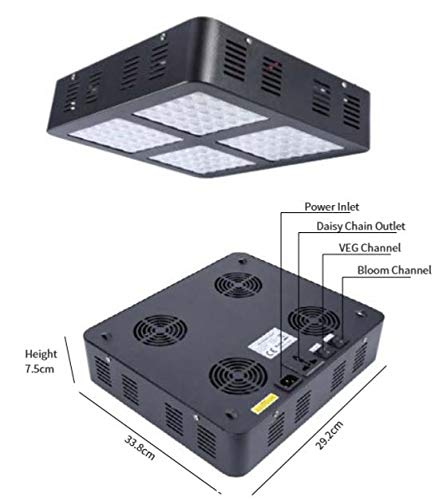 Sinowell Grow tent Pro 600W dimmable HPS 120x120x200cm with carbon filter and grow tent.