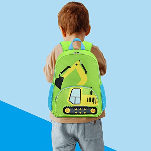 LOIDOU Kids Backpack Boys Children's Backpack Daypack Preschool Backpack Toddler Kindergarten Bag School Backpack for School Nursery Green