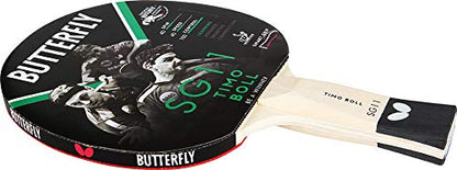 Butterfly Timo Boll 2x SG11 table tennis racket + Cell Case table tennis case + 2x 3*** ITTF R40+ table tennis balls | Table tennis racket set | Table tennis hobby set