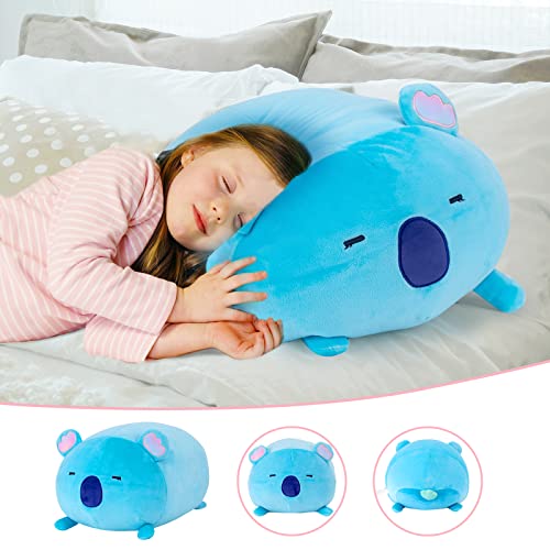 Mewaii plush toy stuffed animal Kawaii plush pillow koala for kids. Stuffed cuddly toy animal plush cushion gift plush pillow for ages 3 and up.