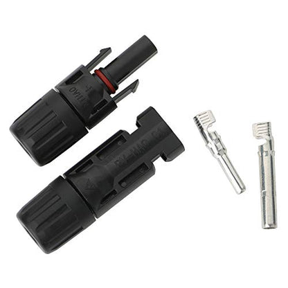 GTIWUNG 10 Pairs Male/Female Solar Panel Cable Connectors with 1 Pair of Wrenches + Solar Crimping Tool for 2.5/4.0/6.0mm² Solar Panel PV Cables.