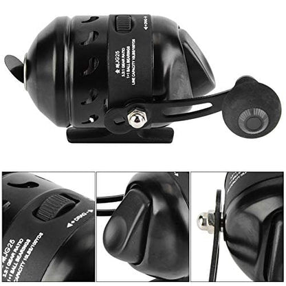 Angel Capsule Reel, Spincast Reel Fishing Reel Jg25 3.3:1Gear Ratio Casting Reel Inner Line Shooting Fish Wheel Closed Fish Dart Wheel Built-in Round Fish Reel For