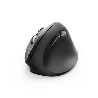 Hama wireless mouse ergonomic (Vertical mouse without cable for right-handers, wireless optical sensor mouse 1000/1400/1800dpi) black 00182699