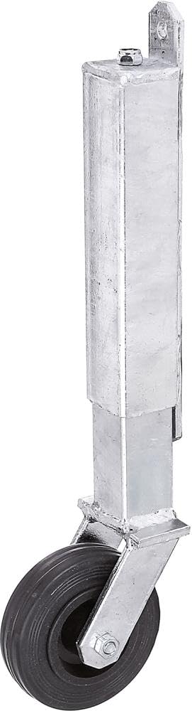 Albert's 416850 gate roller | for light gates | up to 70 kg | for screwing on | hot-dip galvanized | height 400 mm | roller Ø 100 mm