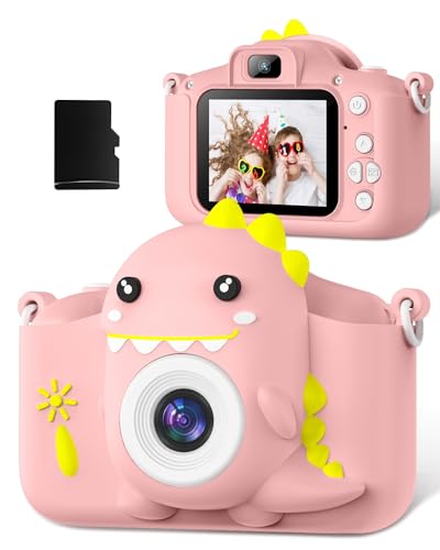 Children's camera, Gofunly Kids Camera 1080P 2.0-inch Screen Children's camera with 32GB card Selfie digital camera children's camera for 3-12 years old boys and girls Christmas toys