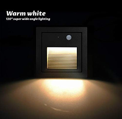 Arote 3W LED stair lighting staircase light 230V IP65 waterproof square recessed light recessed spotlight step lighting stair light step light lighting corridor light night light lamp aluminum