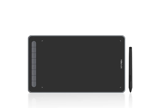 XP-PEN Deco L Graphics Tablet 10"x6" Drawing Tablet with X3 Smart Chip 60° Tilt with Battery-Free Stylus (Black)