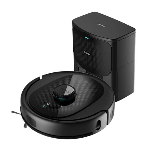 Cecotec Robot Vacuum with Auto-Emptying Station Conga 7490 Immortal Home Genesis. Laser navigation, 2600 Pa, 120 minutes autonomy, app, multifunction brush, automatic 3 L bag detection.