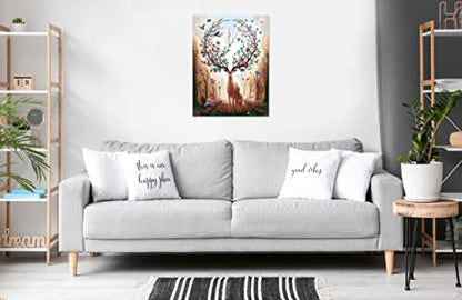 Ravensburger CreArt 20273 - Magic Deer - Paint by Numbers for Adults, DIY Painting Kit with Brush and Acrylic Paints, Gift for Women and Men, Painting for Adults.