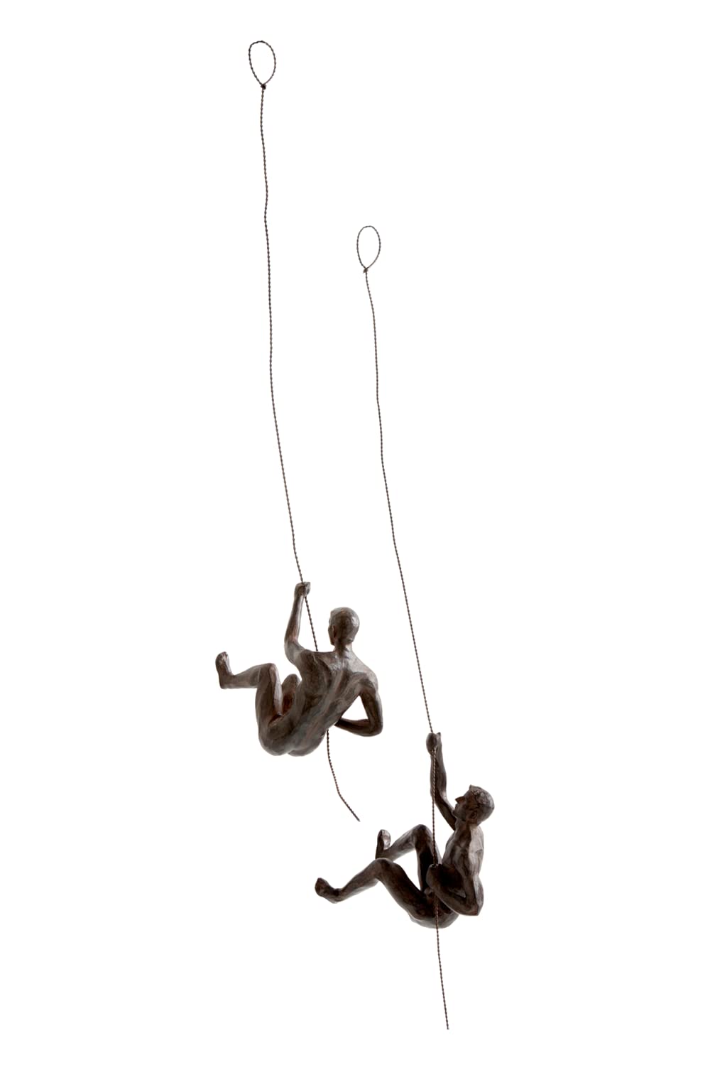 JOTEX Climbers 1526084 Decorative Figures 2-Pack, Rust Brown