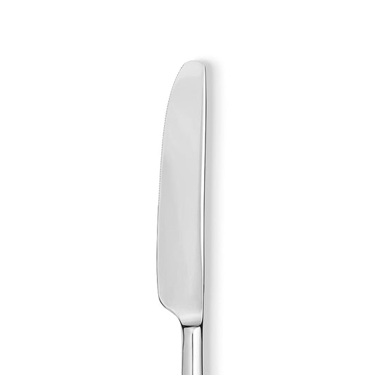 Alessi 5180/3M Nuovo Milano 6 Piece Table Knife Set/Block, polished stainless steel, 9"