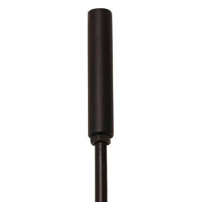 JVL Belmont modern fireplace tool set, Steel, black, 23 x 15 x 45 cm, 3 pieces