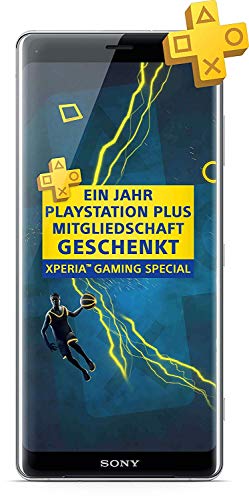 Sony Xperia XZ3 Smartphone (6.0" OLED Display, Dual-SIM, 64GB storage, 4GB RAM, BRAVIA TV tech, IP68, Android 9.0) White Silver - German Version