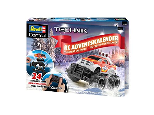 Revell Advent Calendar RC Truck I RC Advent Calendar I Remote-controlled truck to assemble in 24 days I Advent calendar for boys, girls & adults aged 10+ I Christmas gift
