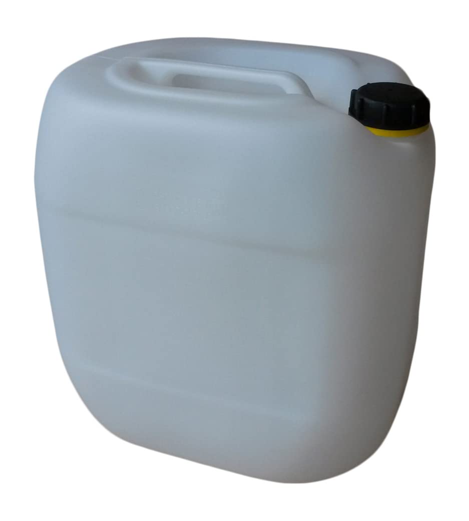 Kanister-vertrieb® 3 pieces 30L jerry can Water jerry can Plastic jerry can natural DIN61 + Tap + Labels