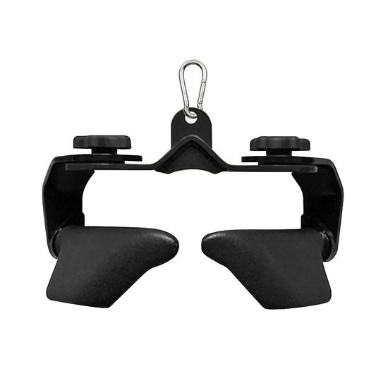 Rowing handle LAT Pull-Down attachment, Rotating fitness tower cable pull cable grip fitness gripper for weightlifting on the cable machine, training the triceps back muscles, home and fitness equipment.