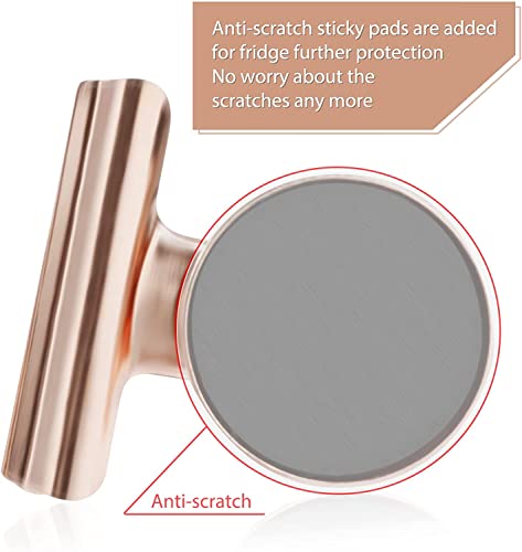 12 pieces Whiteboard magnets for magnetic board, Strong refrigerator magnet clips with scratch-resistant adhesive pads, Rose gold magnetic metal clamp, magnetic clips, magnets with clip for refrigerator, photo.
