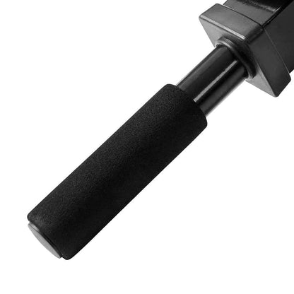 OcioDual wall-mounted chin-up bar for pull-ups, dips, back exercises, up to 200 kg, glossy black, gym, home gym, sturdy