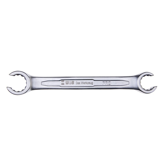 Double ring wrench set for brake lines and more, open, DIN 3118 A | 10 pcs. | Line wrench set No.240 K | 8-32 mm | CrV | WGB