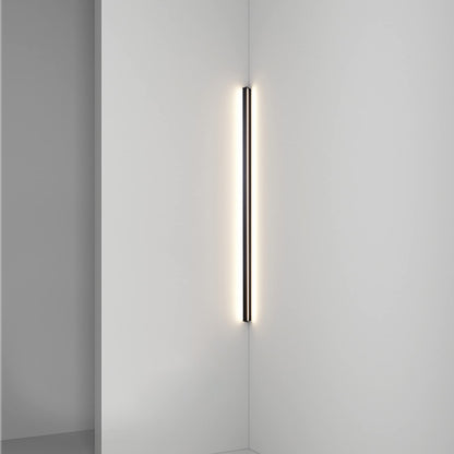 LOMAY Long LED Wall Light Indoor Dimmable with Remote Control, Black Corner Wall Lamp Stairs LED Lighting, 3000K-6000K, Modern Living Room Wall Lighting Made of Aluminum, 50CM/14W