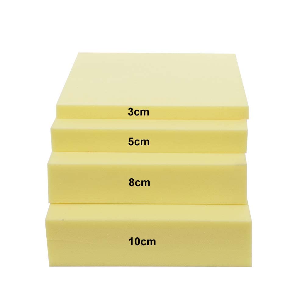 YURO Extra Long Foam Pillow - high-density cushion foam pad for floor mattress and seat cushion.