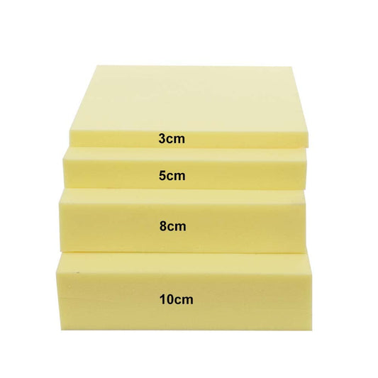 YURO Extra Long Foam Pillow - high-density cushion foam pad for floor mattress and seat cushion.