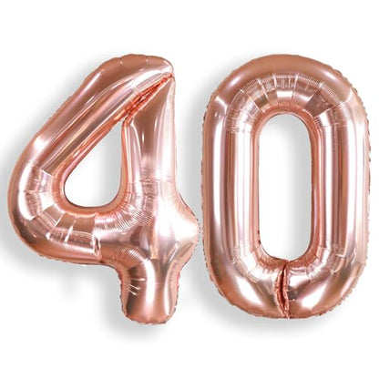 AULE balloon number rosegold