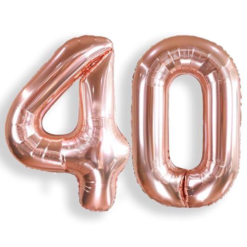 AULE balloon number rosegold