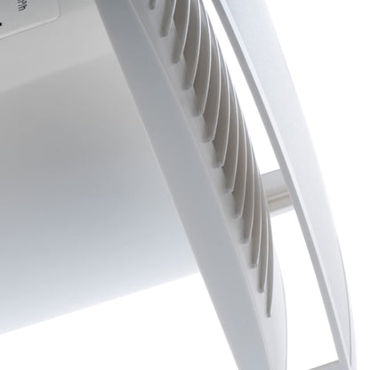EUROPLAST Ø 125mm white bathroom fan with front cover, quiet operation, switch activation for light.