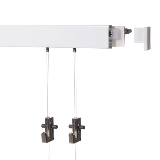120 meters (60 x 2m) SOFT-RAIL® Picture rail set COMFORT (M), White coated, various lengths and colors