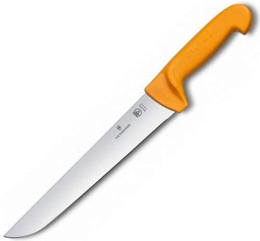 Victorinox Swibo kitchen knife, 26 cm normal blade, black nylon handle