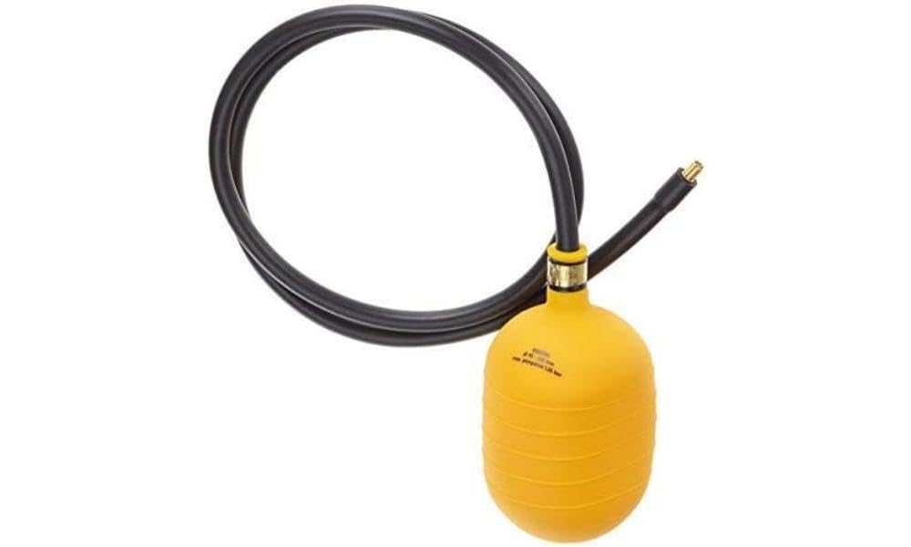 AquaForte Inflatable Pipe Plug, Pipe Closure, AH604, Yellow/Black, 92-145 mm (1.5m Hose)