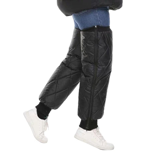 Bozaap Windproof Leg Gaiters, Motorcycle Warm Knee Protectors Cover Winter Warm Leggings Covers Motorcycle Bike Winter Ski