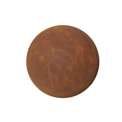 Simple & Rusty Garden Sphere - XL Decorative Ball - Ø 60cm - Weatherproof & Frostproof - Metal/Rusty/Rust - Rust Sphere/Metal Ball for Garden Decoration/Garden Decor