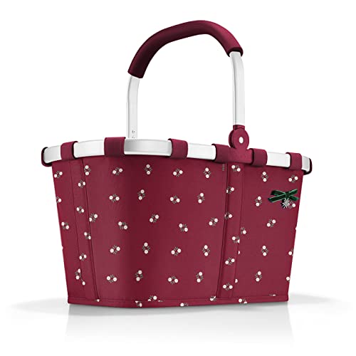 reisenthel carrybag Bavaria Ruby. Sturdy shopping basket with ample storage and convenient interior pocket. Elegant and water-repellent design.