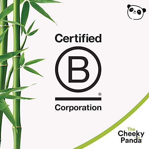 The Cheeky Panda - Bamboo Straws - 24x 250 pieces - Color: Black/White - Eco-friendly & biodegradable drinking straws - Perfect for drinks, cocktails & smoothies.