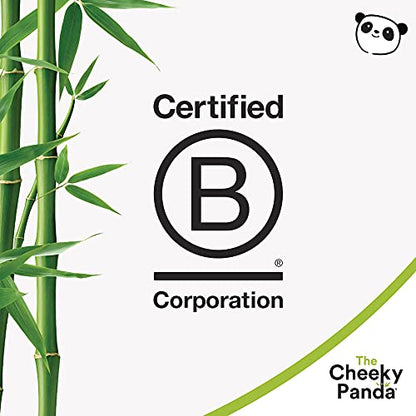 The Cheeky Panda - Bamboo Straws - 24x 250 pieces - Color: Black/White - Eco-friendly & biodegradable drinking straws - Perfect for drinks, cocktails & smoothies.