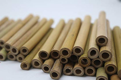 Great idea! 200 10cm length bamboo tubes filled with material for insect hotel. Winter content for wild bee nesting aid hanging insect house for garden balcony. Filling for wild bee insects.