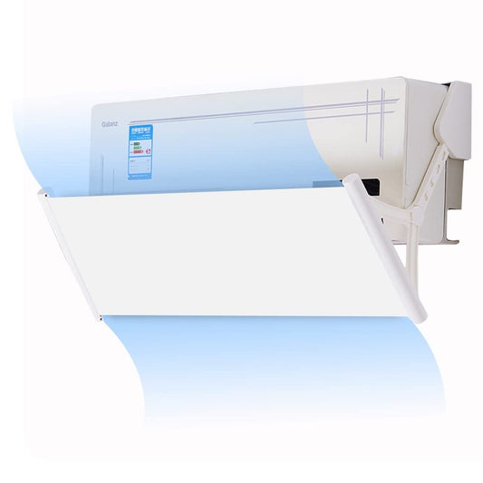 ABCCC Air Conditioner Deflector, 180 degrees adjustable, to prevent direct blowing (white)