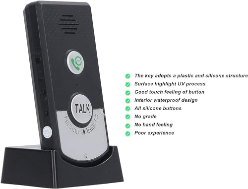 2-way voice intercom Wireless intercom doorbells Rechargeable wireless intercom for home classroom office