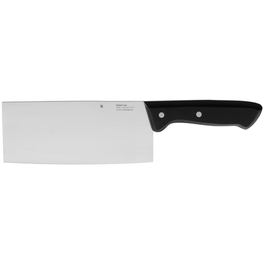 WMF Classic Line Chinese Chef's Knife 31.5 cm, kitchen knife, special blade steel, plastic handle, blade 18.5 cm