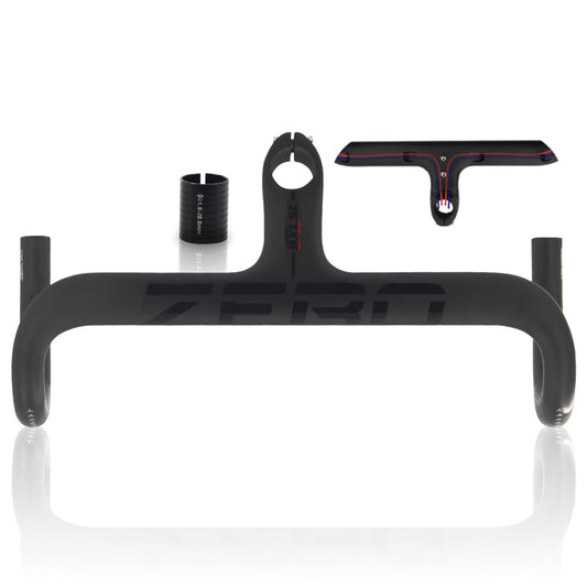RXL SL carbon handlebar road bike with stem 1-1/4" integrated carbon handlebar 1-1/8" internal routing UD matte finish 400 * 120mm
