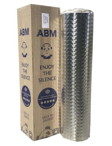ABM Alubutyl 2mm 50cm x 400cm = 2m² Soundproofing mat for cars, self-adhesive, anti-noise matte.