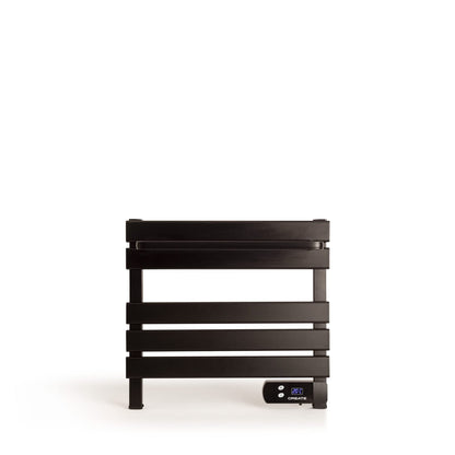 CREATE / WARM Towel Mini 150W / Electric Bathroom Heater Black with Shelf / 52.3x8x55.8cm / Quiet, low consumption, LCD display, 150W